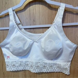 Ruby Ribbon Rack Sample Lace Demiette, white